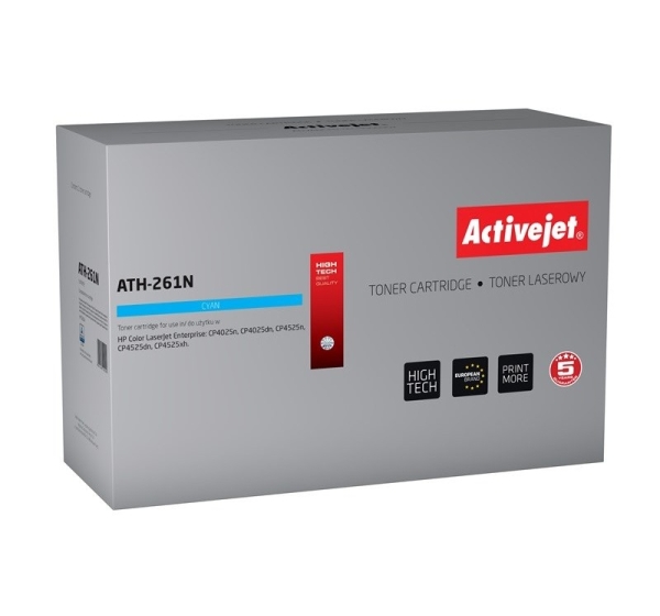 Activejet ATH-261N toner (replacement for HP CE261A; Supreme; 11000 pages; cyan)