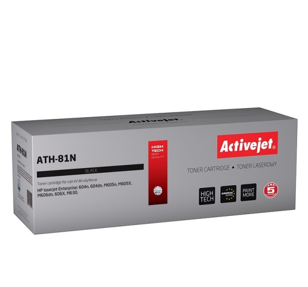 Activejet ATH-81N toner (replacement for HP 81A CF281A; Supreme; 10500 pages; black)