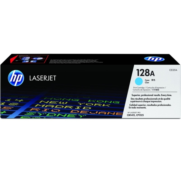 HP 128A - cyan - original - LaserJet