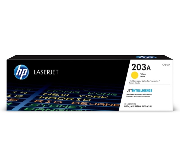 HP 203A - gul - original - LaserJet -