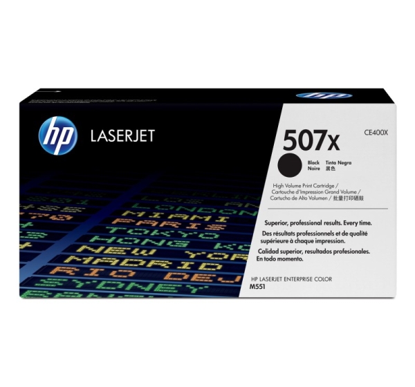 HP 507X - Hojtydende - sort - original