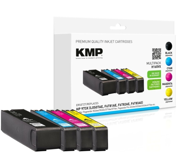 KMP 1752,4005 toner cartridge 4 pc(s) Compatible Black, Cyan, Magenta, Yellow