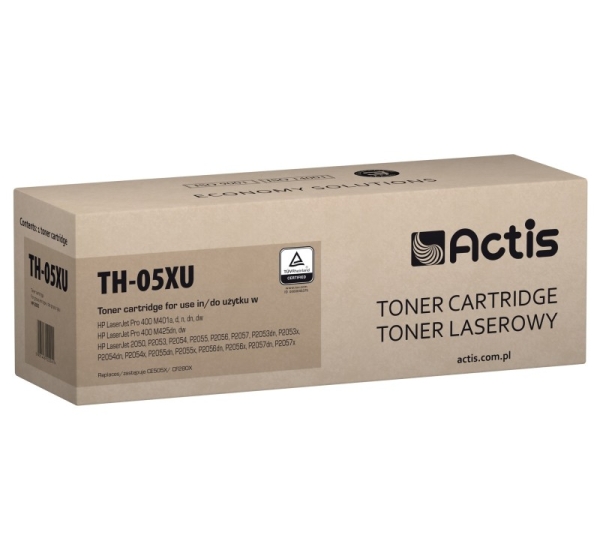 Actis TH-05XU Toner Universal (replacement for HP 05X, CE505X, 80X, CF280X, TH-80X, Standard; 7200 pages; black)