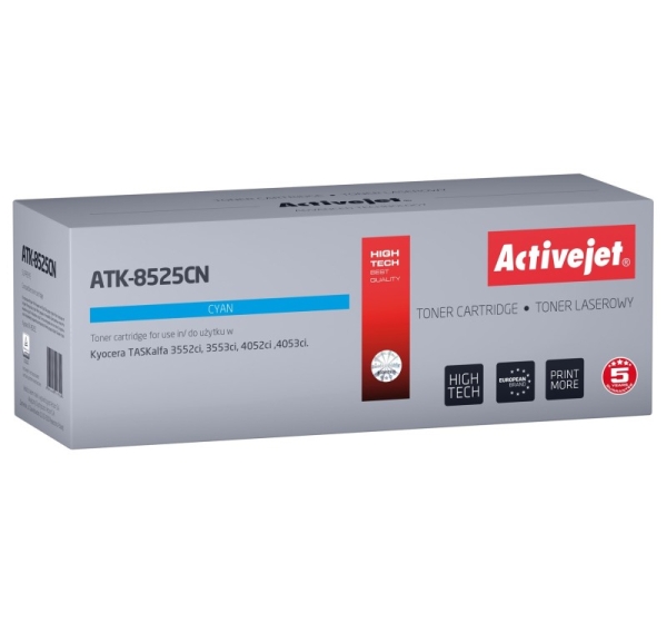Activejet ATK-8525CN toner (replacement for Kyocera TK-8525C; Supreme; 20000 pages; cyan)
