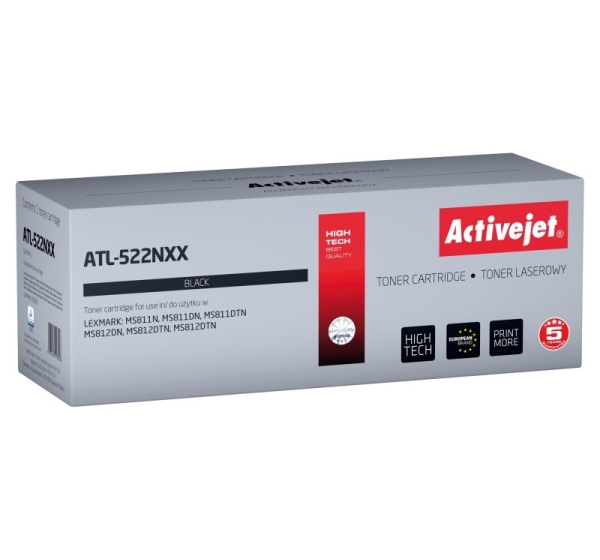 Activejet ATL-522NXX toner (replacement for Lexmark 52D2X00 (522X); Supreme; 45000 pages; black)