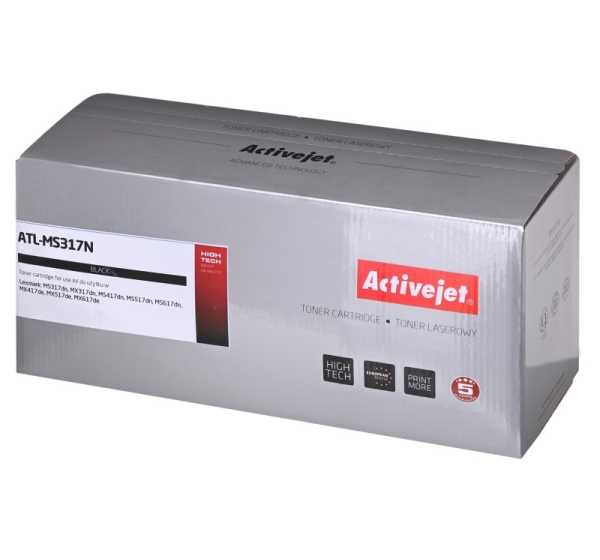 Activejet ATL-MS317N Toner (replacement for Lexmark 51B2000, Supreme; 2,500 pages; black)