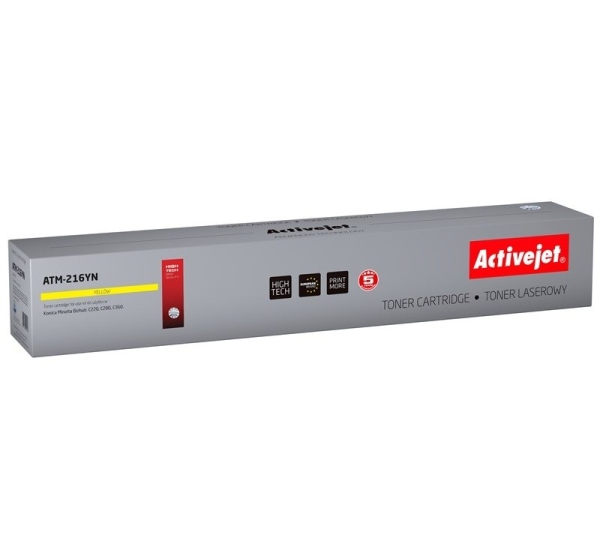 Activejet ATM-216YN toner (replacement for Konica Minolta TN216Y; Supreme; 26000 pages; yellow)