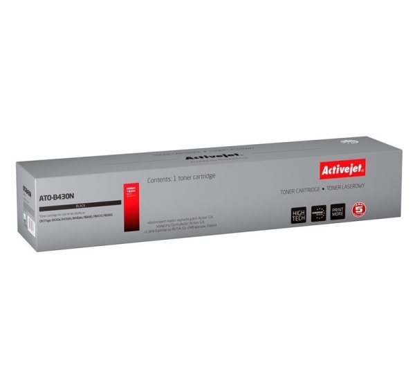 Activejet ATO-B430N Toner (replacement for OKI 43979202; Supreme; 7000 pages; black)