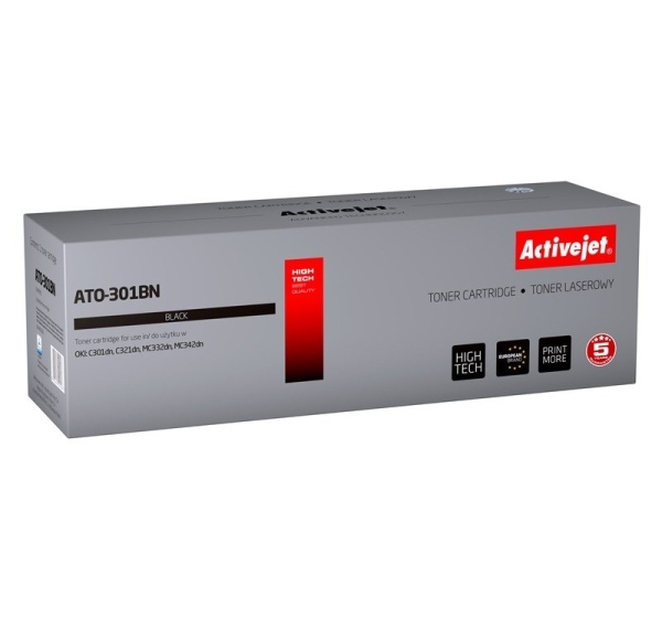 Activejet ATO-301BN toner (replacement for OKI 44973536; Supreme; 2200 pages; black)