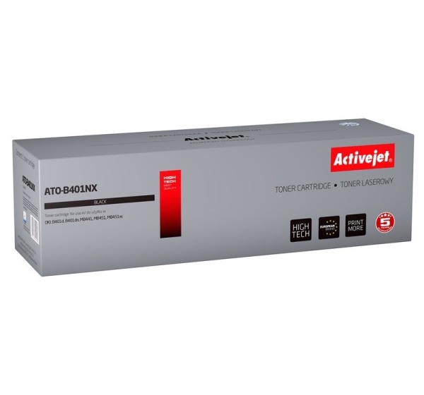 Activejet ATO-B401NX toner (replacement for OKI 44992402; Supreme; 2500 pages; black)