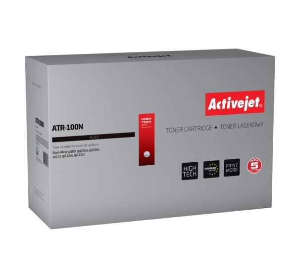 Activejet ATR-100N toner (replacement for Ricoh SP100 / SP112 / 407166; Supreme; 1200 pages; black)