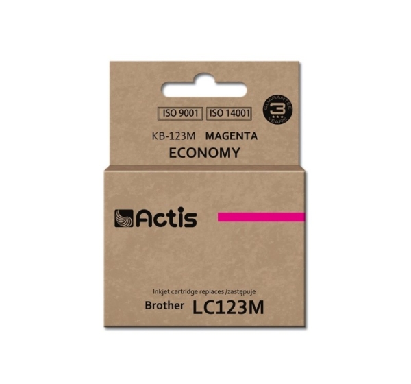 Actis KB-123M Ink (replacement for Brother LC123M/LC121M; Standard; 10 ml; magenta)