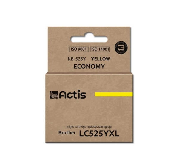Actis KB-525Y Ink (replacement for Brother LC525Y; Standard; 15 ml; yellow)