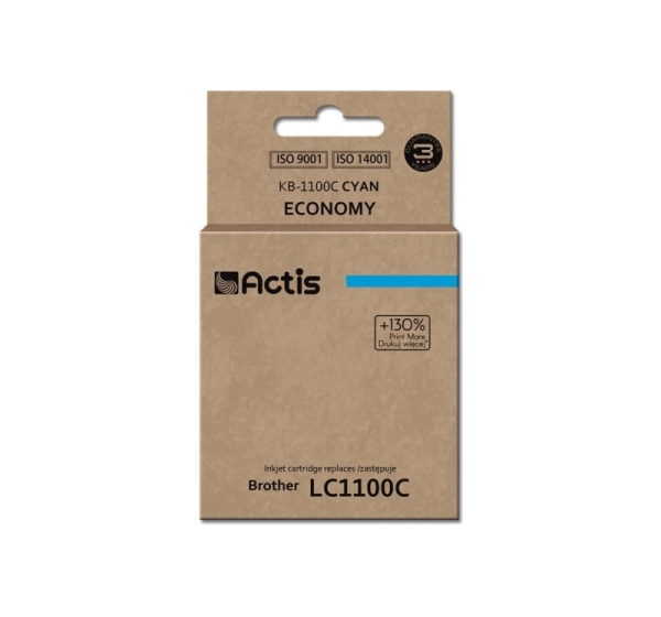 Actis KB-1100C Ink (replacement for Brother LC1100C/980C; Standard; 19 ml; cyan)