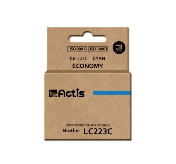 Actis KB-223C ink (replacement for Brother LC223C; Standard; 10 ml; cyan)