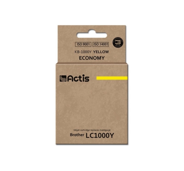 Actis KB-1000Y Ink (replacement for Brother LC1000Y/LC970Y; Standard; 36 ml; yellow)