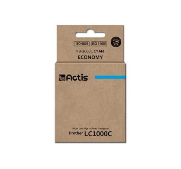 Actis KB-1000C Ink (Replacement for Brother LC1000C/LC970C; Standard; 36 ml; cyan)