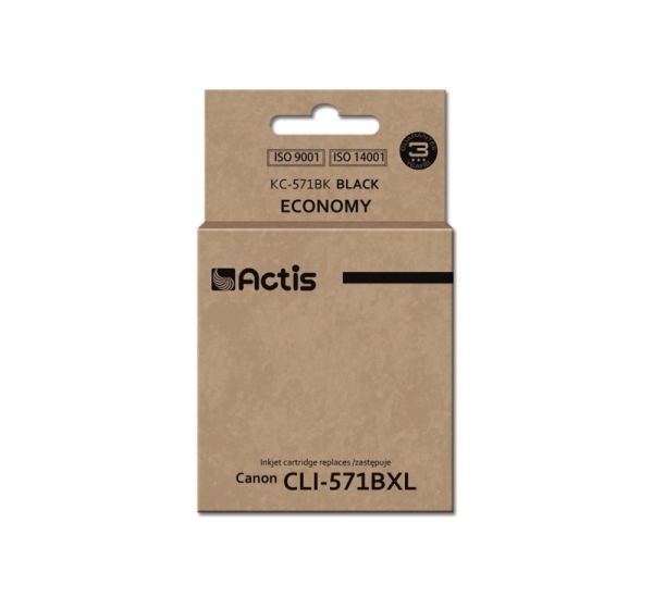 Actis KC-571BK Ink (replacement for Canon CLI-571BK; Standard; 12 ml; black)