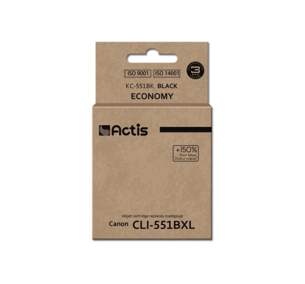 Actis KC-551Bk Ink (replacement for Canon CLI-551BK; Standard; 12 ml; black)