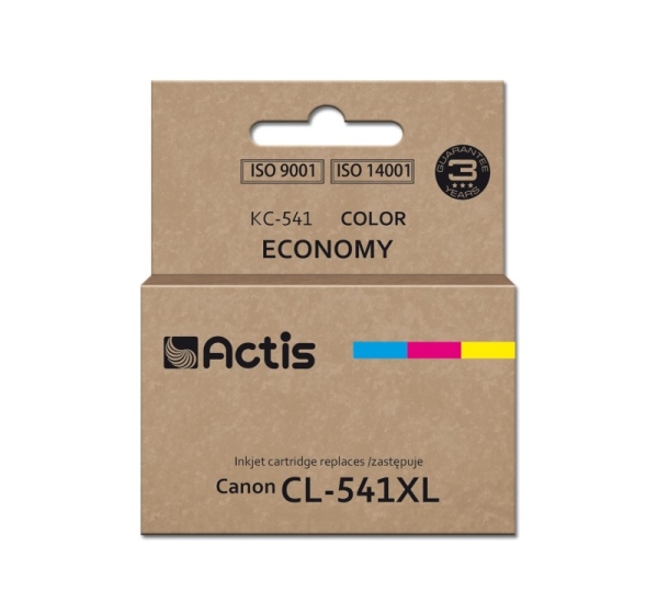 Actis KC-541 ink for Canon printer (replacement CL-541XL) Supreme, 18 ml, blue, yellow, magenta.