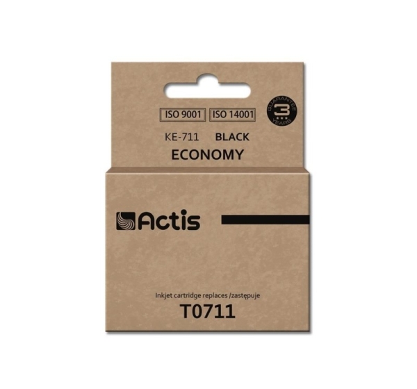 Actis KE-711 Ink (replacement for Epson T0711, T0891, T1001; Standard; 15 ml; black)