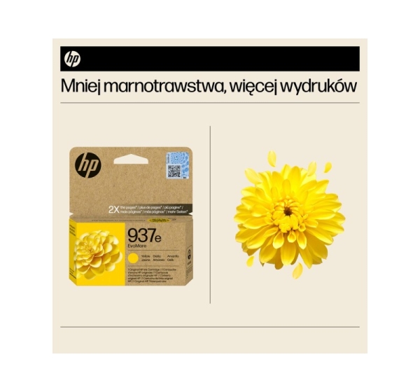 HP 937e EvoMore Yellow Original Ink Cartridge