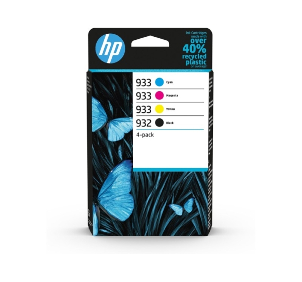 HP 932/3 4x Schwarz+Dreifarbig Tintenpatrone