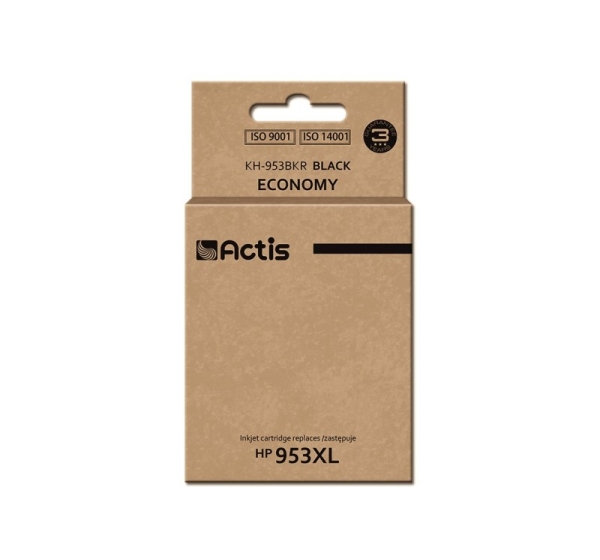 Actis KH-953BKR ink (replacement for HP 953XL L0S70AE; Standard; 50 ml; black)- New Chip