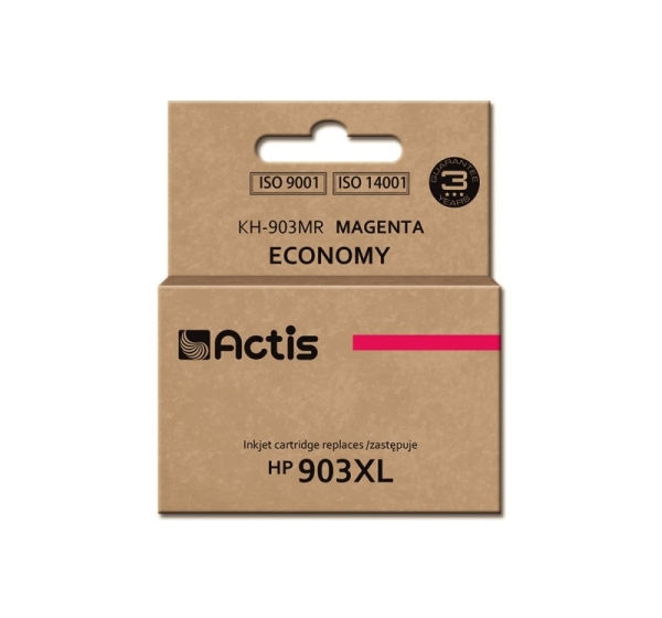 Actis KH-903MR ink (replacement for HP 903XL T6M07AE; Standard; 12 ml; magenta) - New Chip