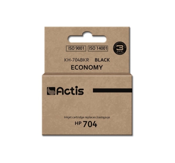 Actis KH-704BKR Ink (replacement HP 704 CN692AE; Standard; 15 ml; black)