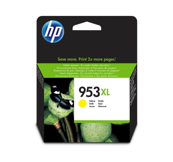 HP 953XL - Hojtydende - gul - original