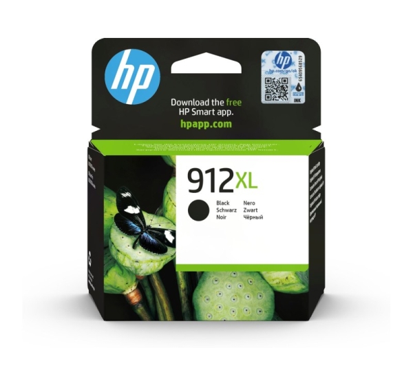 HP 912XL - Hojtydende - sort - origina