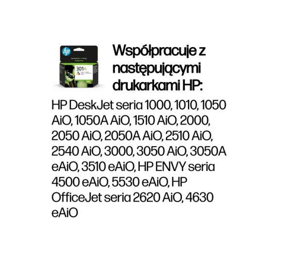 HP 301XL High Yield Tri-color Original Ink Cartridge