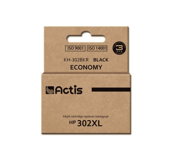 Actis KH-302BKR ink (replacement for HP 302XL F6U68AE; Premium; 15 ml; black)
