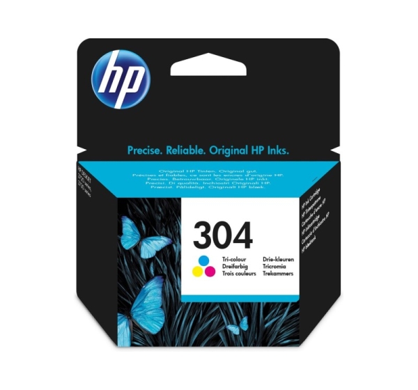 HP 304 Original Cyan, Magenta, Yellow