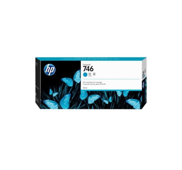 HP 746 300-ml Cyan Ink Cartridge
