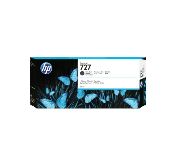 HP 727 300-ml Matte Black DesignJet Ink Cartridge