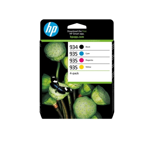 HP 934/35 4x Schwarz+Dreifarbig Tintenpatrone