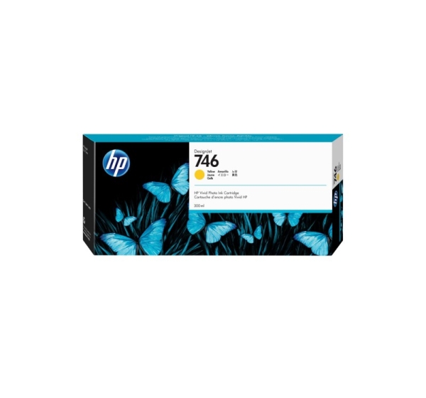 HP 746 300-ml Yellow DesignJet Ink Cartridge