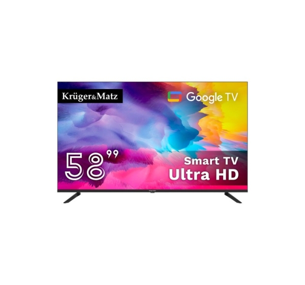 Telewizor Kruger&Matz 58" UHD smart DVB-T2/S2 H.265 Hevc