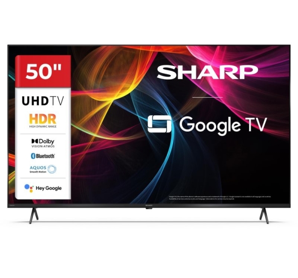 Sharp 50″ 4K Ultra HD LED Google TV 127 cm (50")
