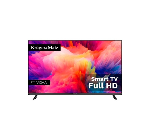 Krüger&Matz KM0243FHD-V3 109.2 cm (43") FHD Smart TV Wi-Fi Black