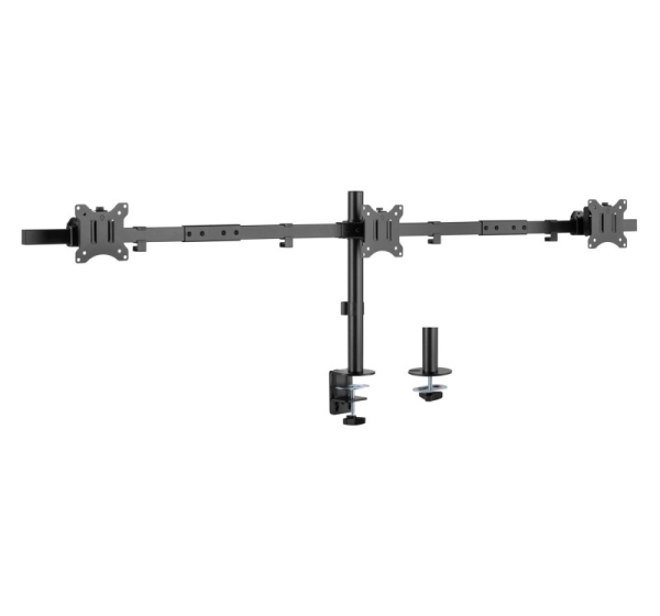 Equip 17"-32" Articulating Triple Monitor Desk Mount Bracket