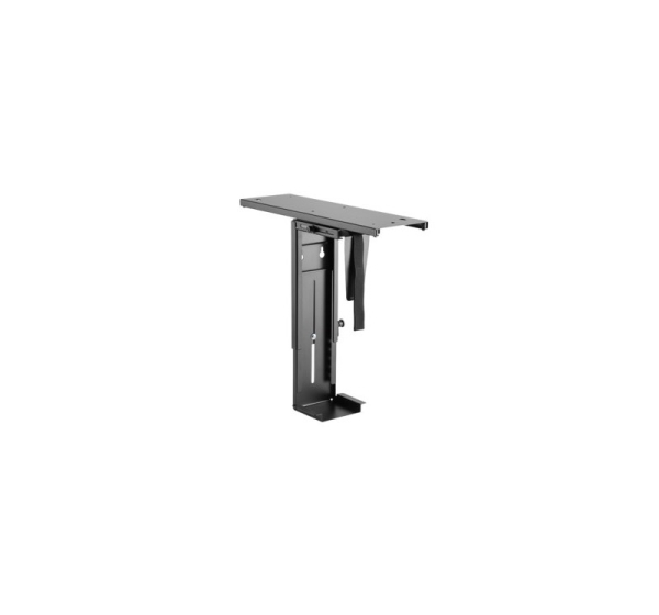 LogiLink EO0004 CPU holder Desk-mounted CPU holder Black
