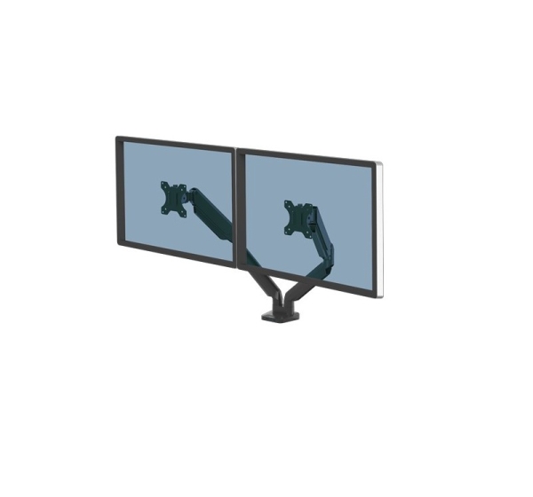 Fellowes Ergonomics arm for 2 monitors - Platinum series, black