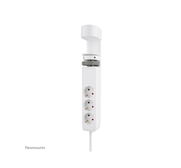 Neomounts DS22-840WH6 Desk socket with clamp and USB-C and USB-A ports - Quick charge