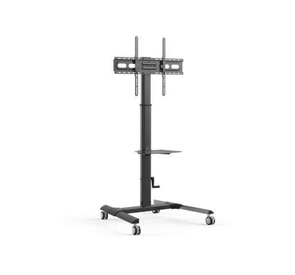 Techly ICA-TR228 multimedia cart/stand Black Flat panel