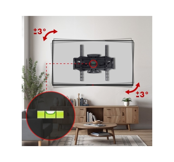 Maclean MC-781 TV mount 177.8 cm (70") Black