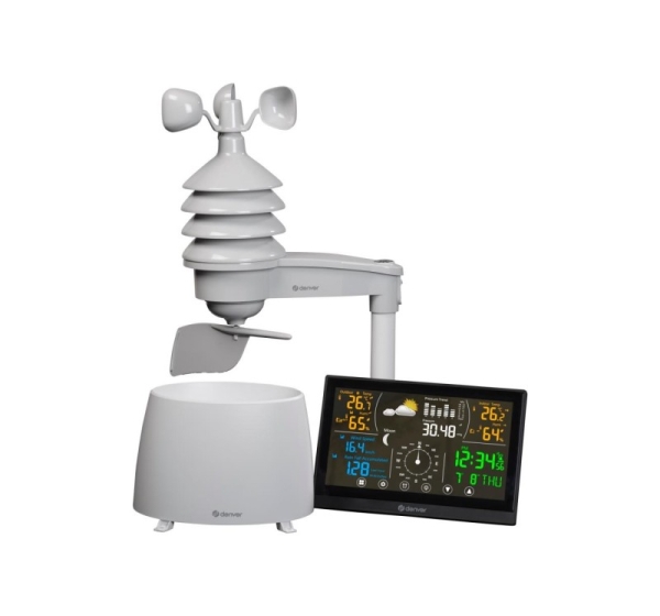 Denver WS-650 digital weather station White AC/Battery
