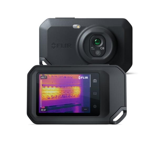 FLIR One C8 thermal imaging camera Black 320 x 240 pixels Built-in display LCD